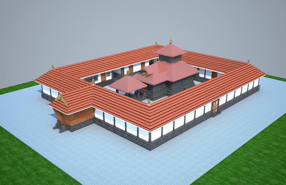 പുനർനിർമിത ക്ഷേത്രം